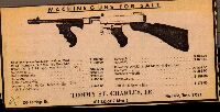 Tommy St Charles - Thompsons, BMGs, NIB M16's!